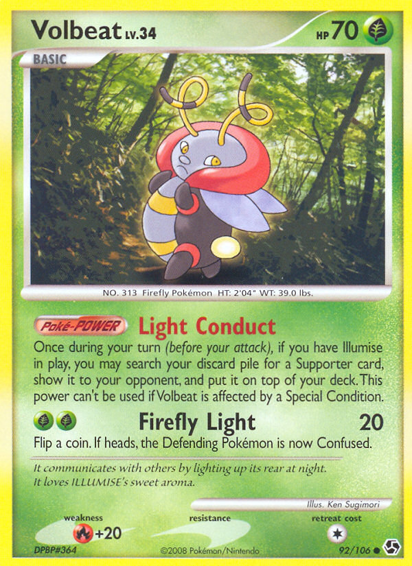 Volbeat (92/106) [Diamond & Pearl: Great Encounters] | Odin's Place