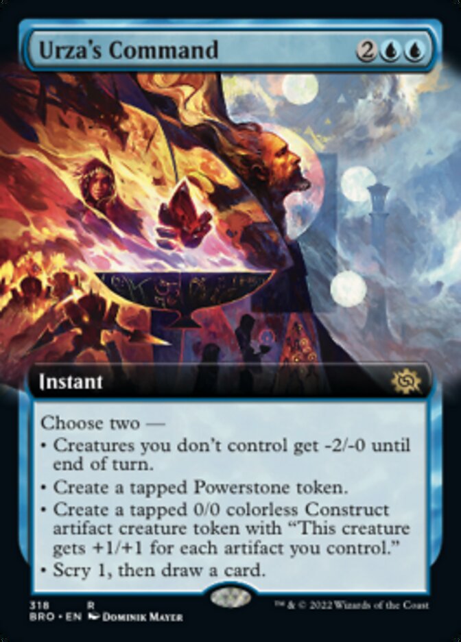 Urza's Command (Extended Art) [The Brothers' War] | Odin's Place
