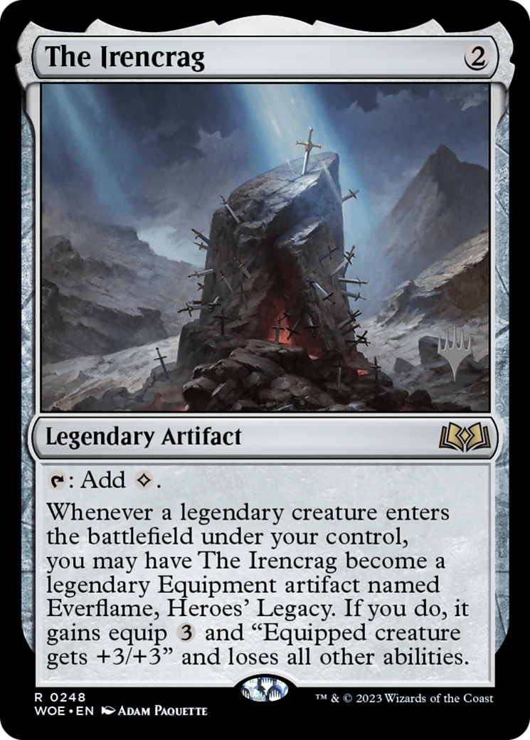 The Irencrag (Promo Pack) [Wilds of Eldraine Promos] | Odin's Place