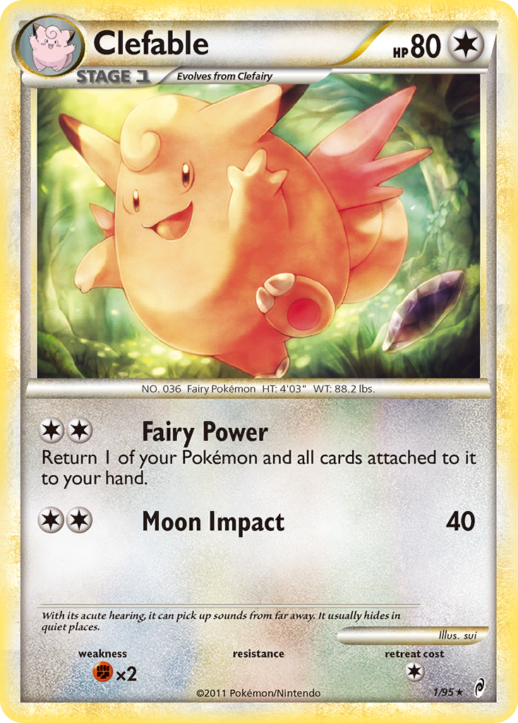 Clefable (1/95) [HeartGold & SoulSilver: Call of Legends] | Odin's Place