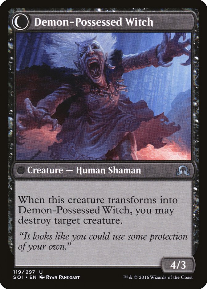 Kindly Stranger // Demon-Possessed Witch [Shadows over Innistrad] | Odin's Place