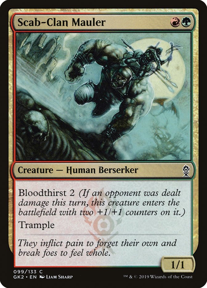 Scab-Clan Mauler (99) [Ravnica Allegiance Guild Kit] | Odin's Place