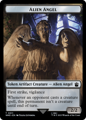 Alien Angel // Mark of the Rani Double-Sided Token [Doctor Who Tokens] | Odin's Place