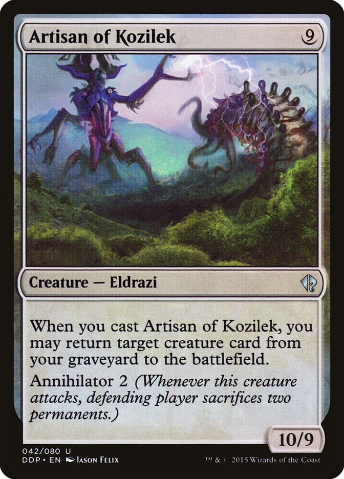 Artisan of Kozilek (42) [Duel Decks: Zendikar vs. Eldrazi] | Odin's Place