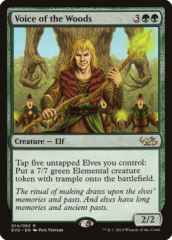 Voice of the Woods (14) (Elves vs. Goblins) [Duel Decks Anthology] | Odin's Place