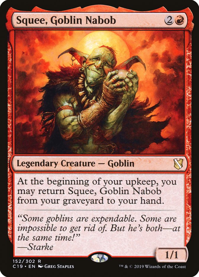 Squee, Goblin Nabob [Commander 2019] | Odin's Place