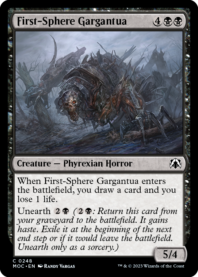 First-Sphere Gargantua [March of the Machine Commander] | Odin's Place
