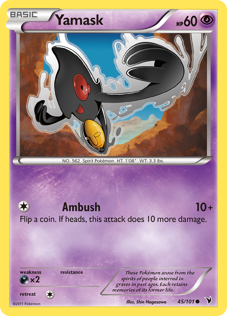 Yamask (45/101) [Black & White: Noble Victories] | Odin's Place