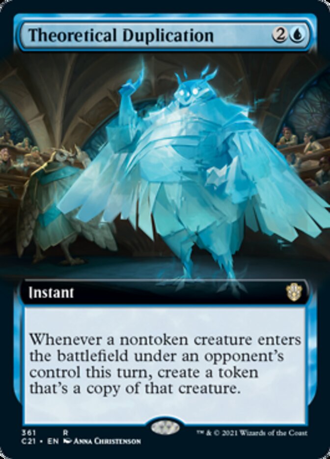Theoretical Duplication (Extended Art) [Commander 2021] | Odin's Place