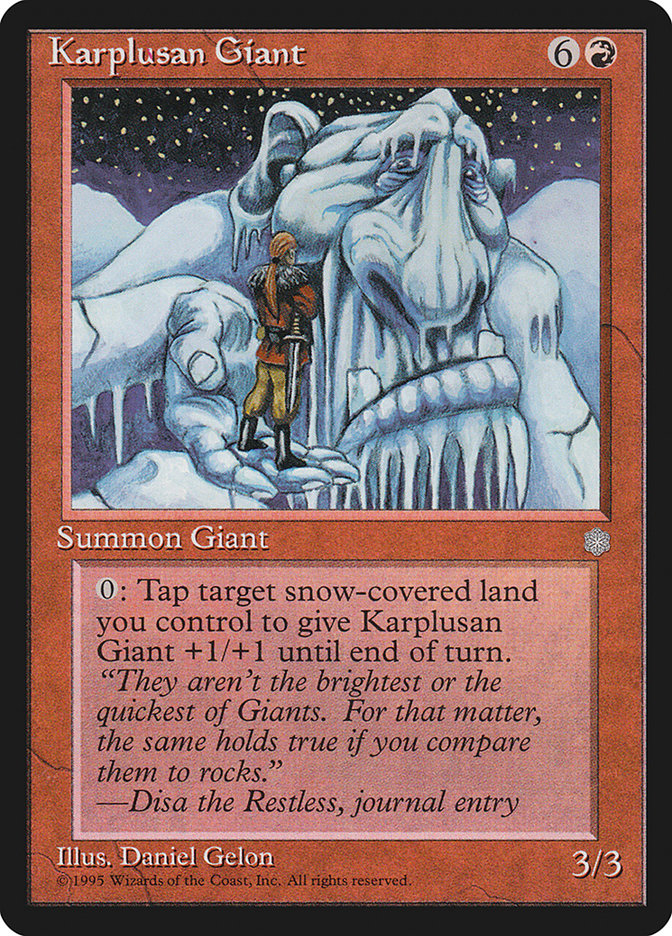Karplusan Giant (196) [Ice Age] | Odin's Place
