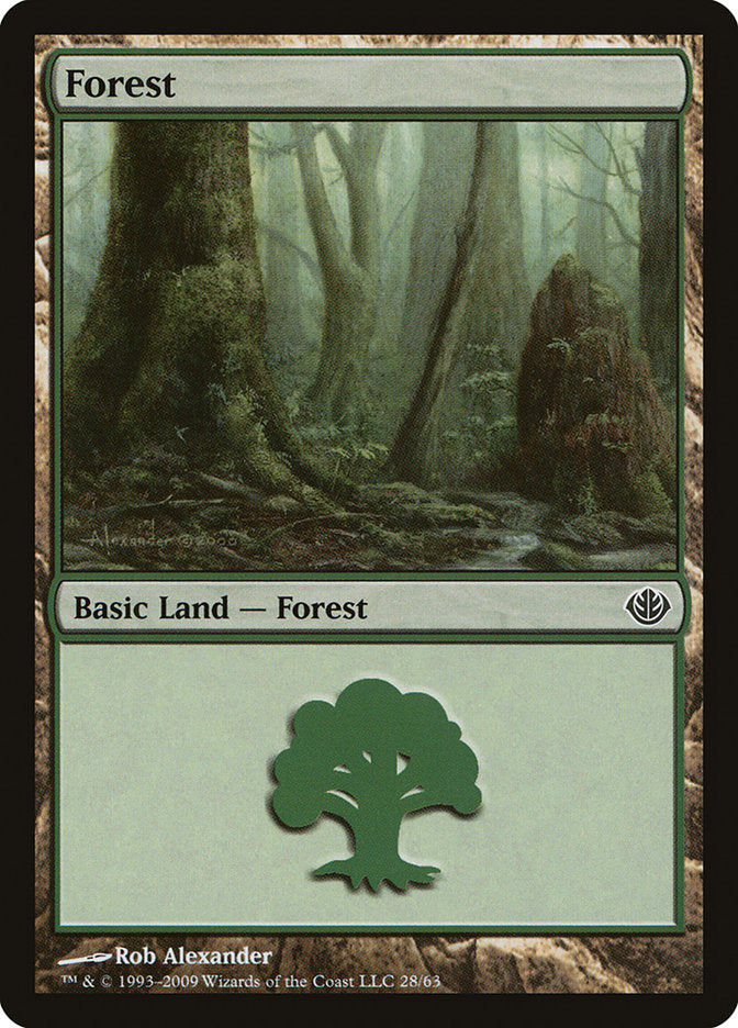 Forest (28) [Duel Decks: Garruk vs. Liliana] | Odin's Place