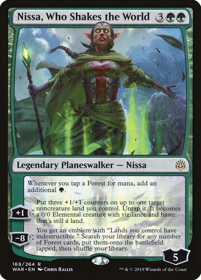 Nissa, Who Shakes the World (169) [War of the Spark] | Odin's Place