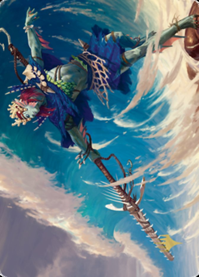 Tazeem Roilmage Art Card (Gold-Stamped Signature) [Zendikar Rising Art Series] | Odin's Place