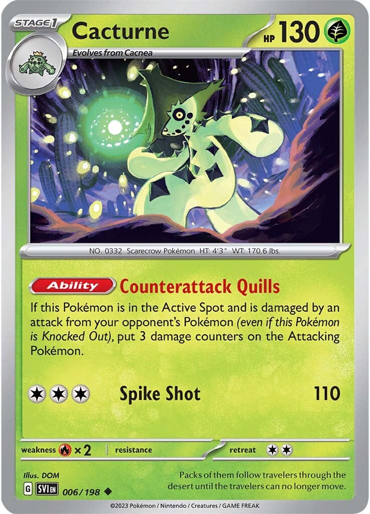 Cacturne (006/198) [Scarlet & Violet: Base Set] | Odin's Place