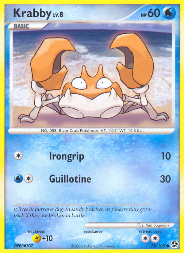 Krabby (75/106) [Diamond & Pearl: Great Encounters] | Odin's Place
