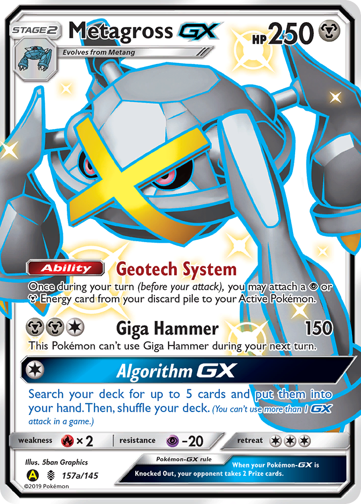 Metagross GX (157a/145) [Alternate Art Promos] | Odin's Place