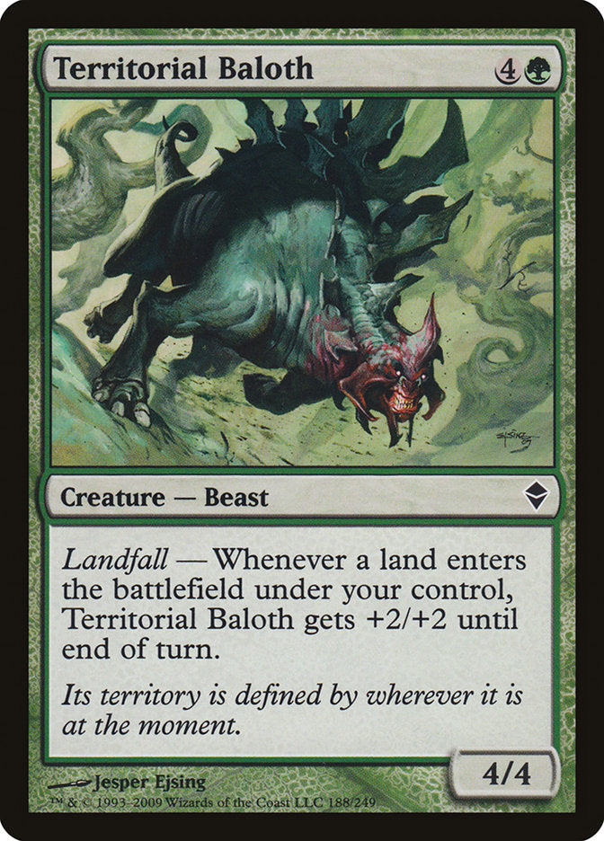 Territorial Baloth (188) [Zendikar] | Odin's Place