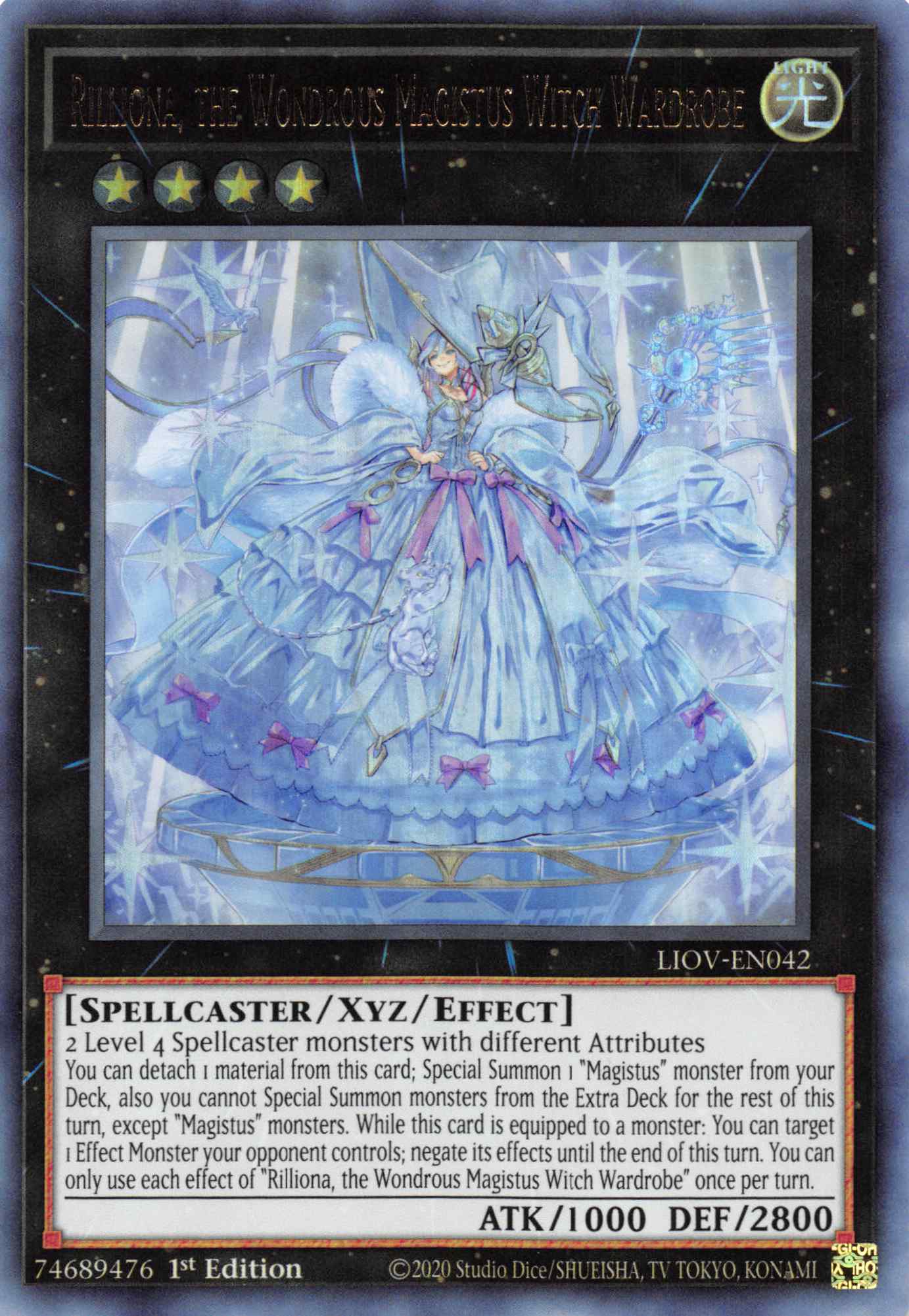 Rilliona, the Wondrous Magistus Witch Wardrobe [LIOV-EN042] Ultra Rare | Odin's Place