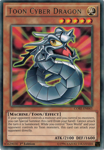 Toon Cyber Dragon [CORE-EN043] Rare | Odin's Place