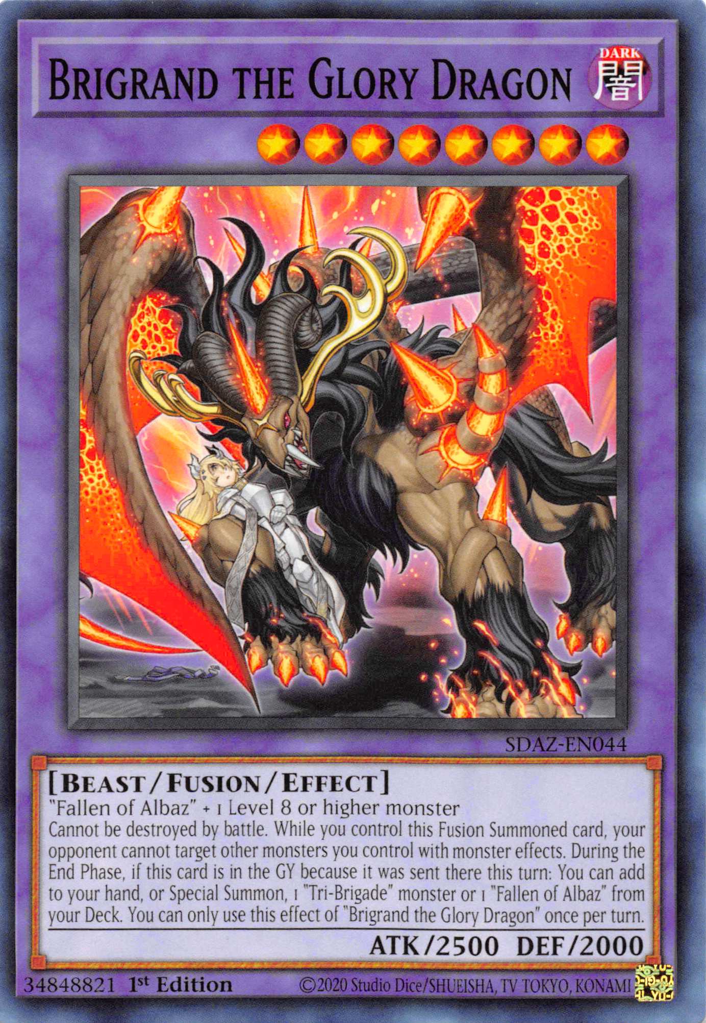 Brigrand the Glory Dragon [SDAZ-EN044] Common | Odin's Place
