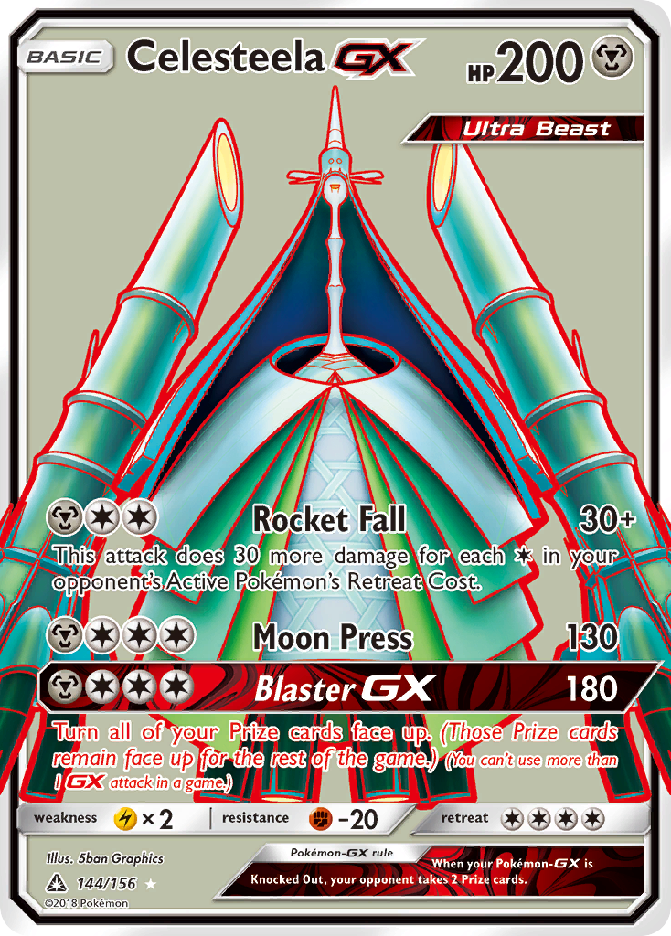 Celesteela GX (144/156) [Sun & Moon: Ultra Prism] | Odin's Place