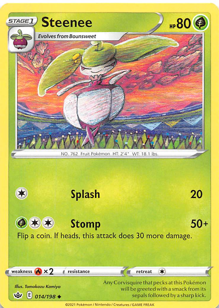 Steenee (014/198) [Sword & Shield: Chilling Reign] | Odin's Place