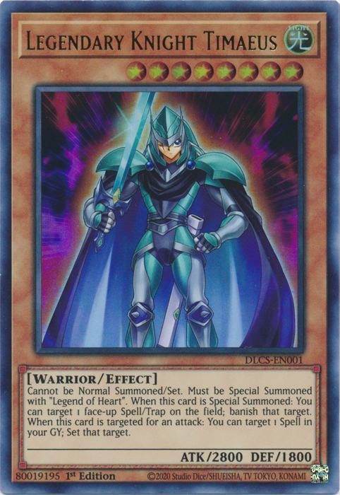 Legendary Knight Timaeus [DLCS-EN001] Ultra Rare | Odin's Place