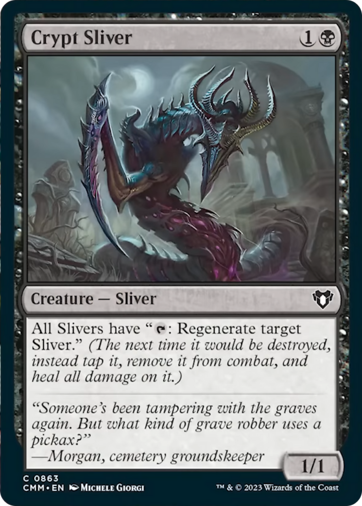 Crypt Sliver [Commander Masters] | Odin's Place