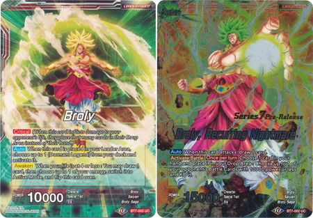Broly // Broly, Recurring Nightmare (BT7-002_PR) [Assault of the Saiyans Prerelease Promos] | Odin's Place
