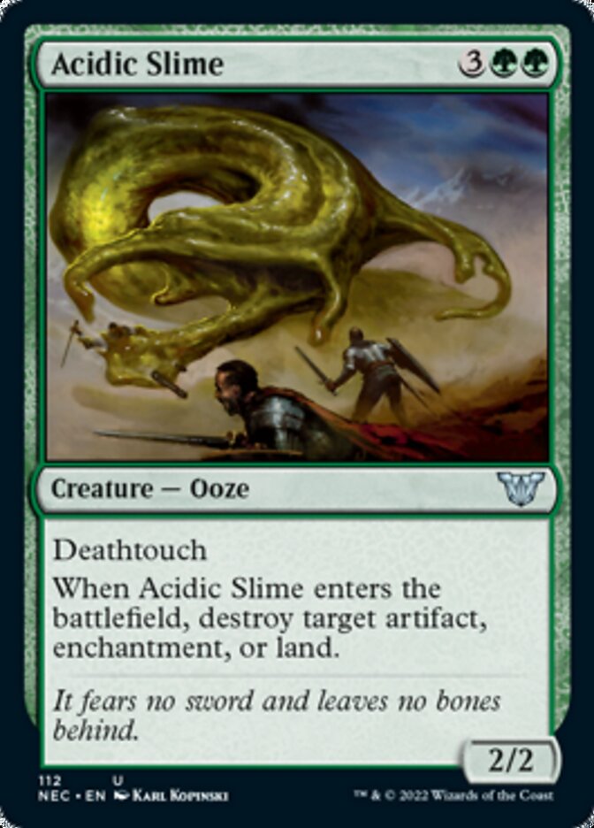 Acidic Slime [Kamigawa: Neon Dynasty Commander] | Odin's Place