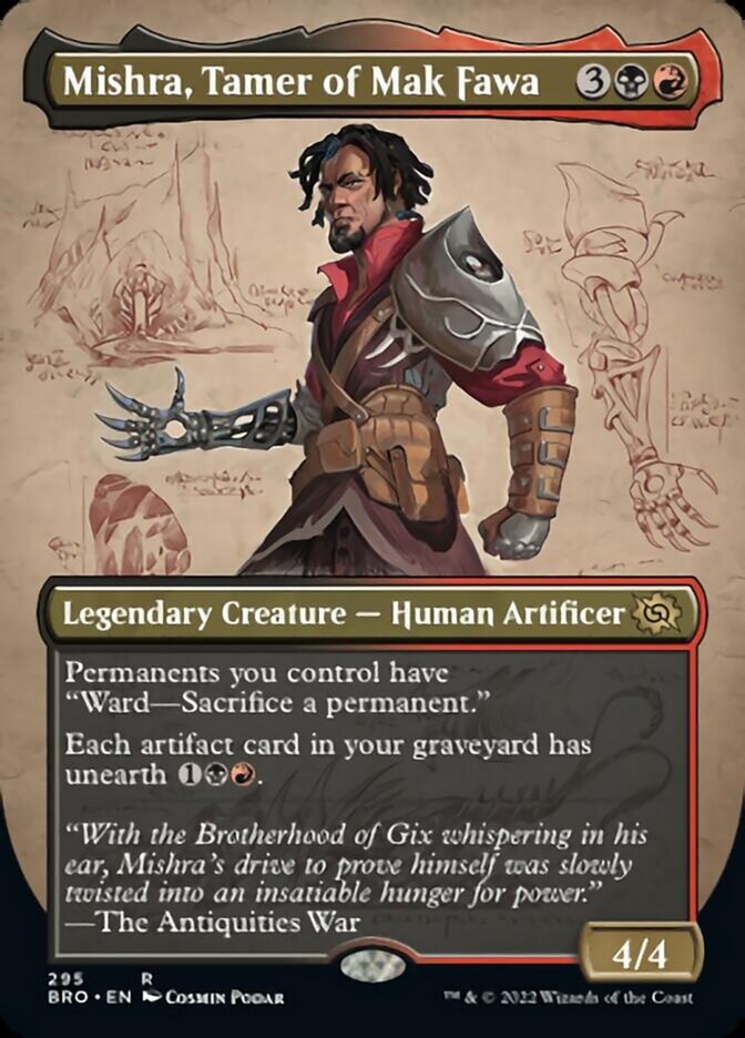 Mishra, Tamer of Mak Fawa (Borderless Alternate Art) [The Brothers' War] | Odin's Place