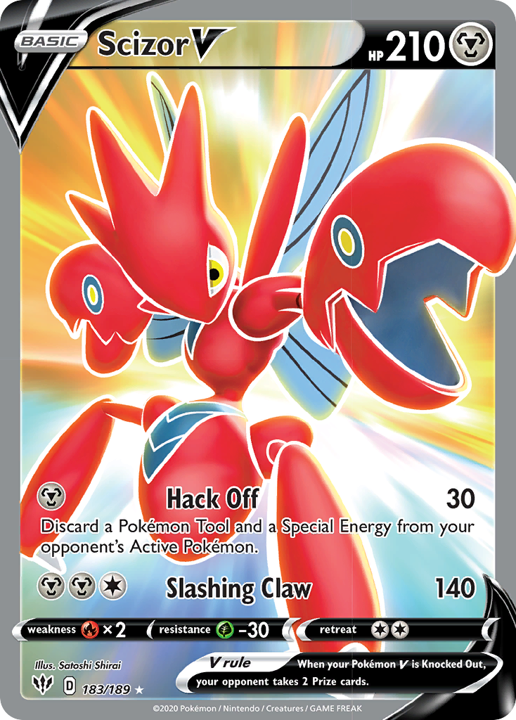 Scizor V (183/189) [Sword & Shield: Darkness Ablaze] | Odin's Place
