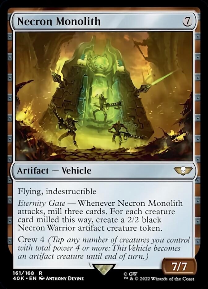 Necron Monolith (Surge Foil) [Warhammer 40,000] | Odin's Place