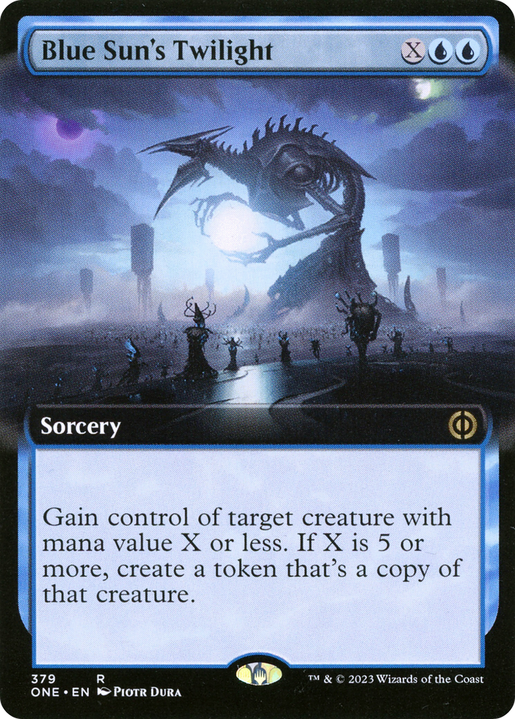 Blue Sun's Twilight (Extended Art) [Phyrexia: All Will Be One] | Odin's Place