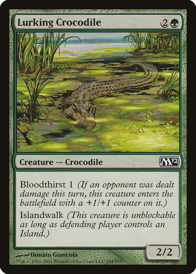 Lurking Crocodile (184) [Magic 2012] | Odin's Place