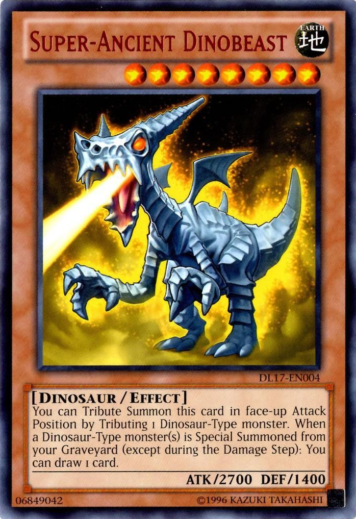 Super-Ancient Dinobeast (Red) [DL17-EN004] Rare | Odin's Place