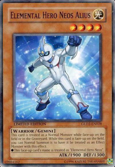 Elemental Hero Neos Alius [GLD2-EN028] Common | Odin's Place