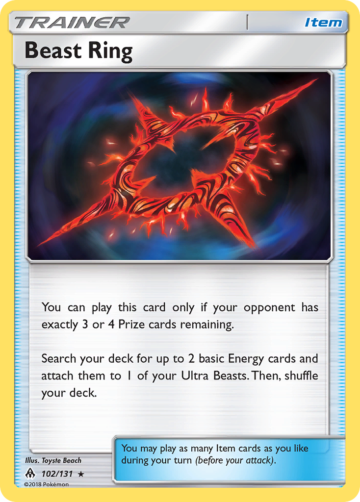 Beast Ring (102/131) [Sun & Moon: Forbidden Light] | Odin's Place