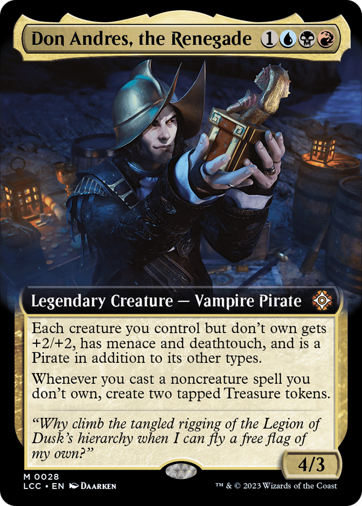 Don Andres, the Renegade (Extended Art) [The Lost Caverns of Ixalan Commander] | Odin's Place