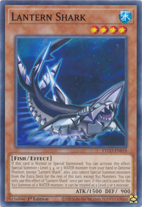 Lantern Shark [ETCO-EN018] Common | Odin's Place