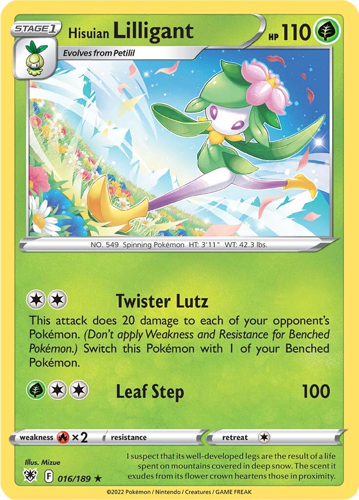 Hisuian Lilligant (016/189) [Sword & Shield: Astral Radiance] | Odin's Place