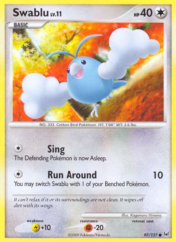 Swablu (97/127) [Platinum: Base Set] | Odin's Place