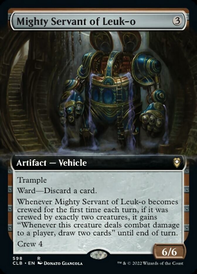 Mighty Servant of Leuk-o (Extended Art) [Commander Legends: Battle for Baldur's Gate] | Odin's Place