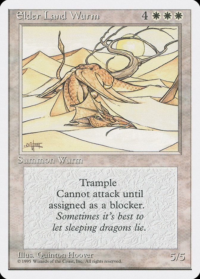 Elder Land Wurm (24) [Fourth Edition] | Odin's Place