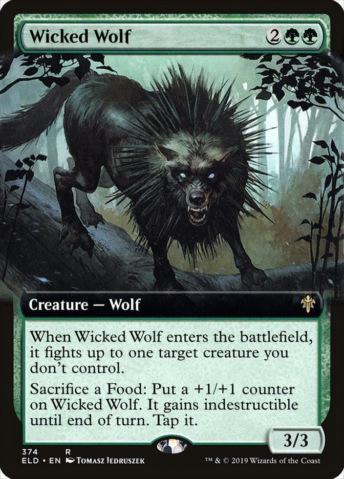 Wicked Wolf (Extended Art) [Throne of Eldraine] | Odin's Place