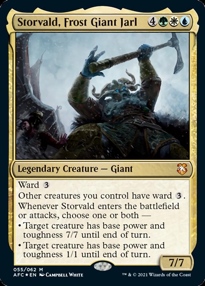 Storvald, Frost Giant Jarl [Dungeons & Dragons: Adventures in the Forgotten Realms Commander] | Odin's Place
