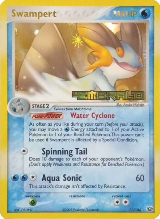 Swampert (11/106) (Stamped) [EX: Emerald] | Odin's Place