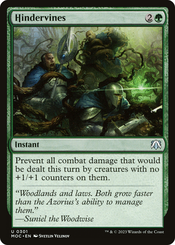 Hindervines [March of the Machine Commander] | Odin's Place