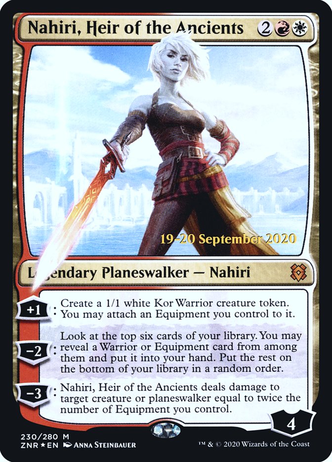 Nahiri, Heir of the Ancients [Zendikar Rising Prerelease Promos] | Odin's Place