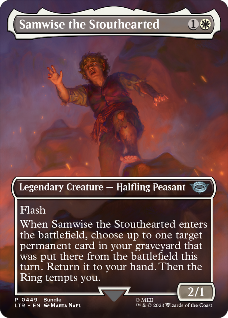 Samwise the Stouthearted (Borderless Alternate Art) [The Lord of the Rings: Tales of Middle-Earth] | Odin's Place